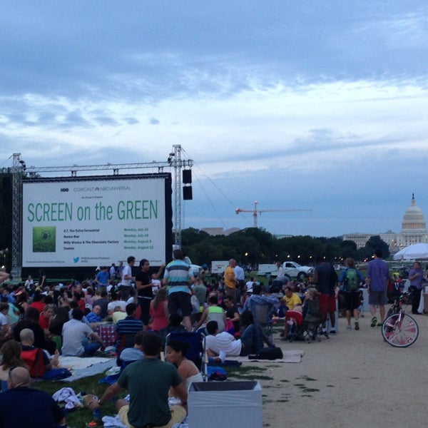 Photo taken at Screen on the Green by Carrie D. on 8/6/2013