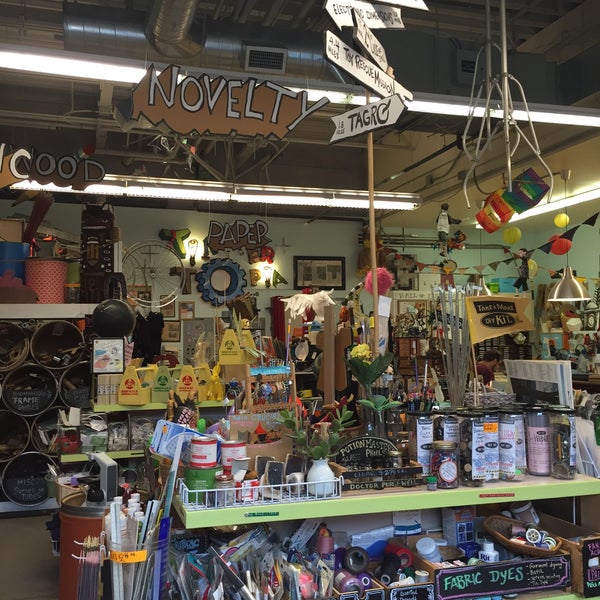 Tinkertopia Arts & Crafts Store in Downtown