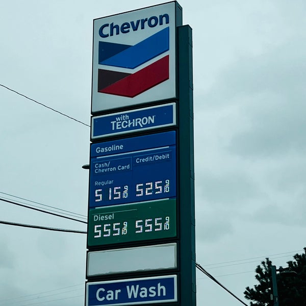Chevron Fuel Station in