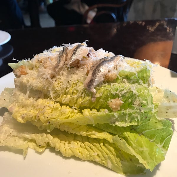 For vegans & lactose intolerant, the menu doesn't list all the ingredients that include cheese. For instance the romaine lettuce salad with white anchovies has parmesan but the menu doesn't list it.