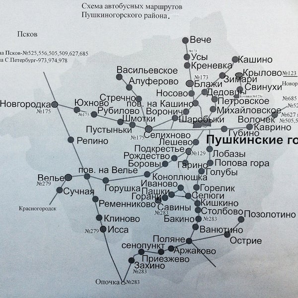 Расписание маршруток в пушкине