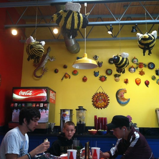 Photo taken at Bumble Bee&#39;s Baja Grill by Lisa H. on 10/6/2012