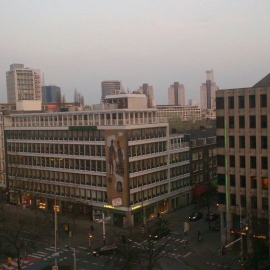 Photo taken at easyHotel Rotterdam City Centre by Raúl G. on 3/28/2014
