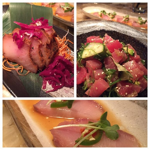 Foto tirada no(a) Lucky Foo&#39;s Sushi Cocktails &amp; Kitchen por Michael F. em 7/13/2015