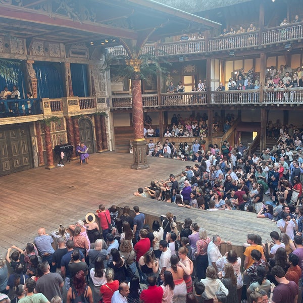 Photo taken at Shakespeare&#39;s Globe Theatre by Mark B. on 8/7/2022