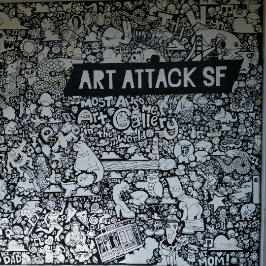 Foto tirada no(a) Art Attack SF por Rory em 5/14/2015