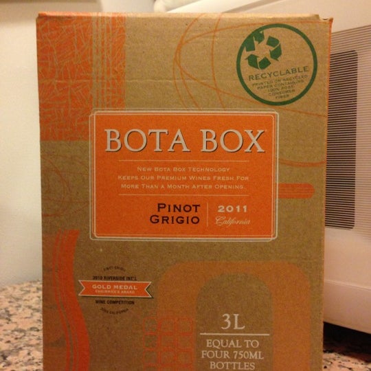 They are starting to carry more eco-friendly wines, like Naked Grape and my favorite, Bota Box! 3L in an eco-friendly package? And it tastes great? Win!