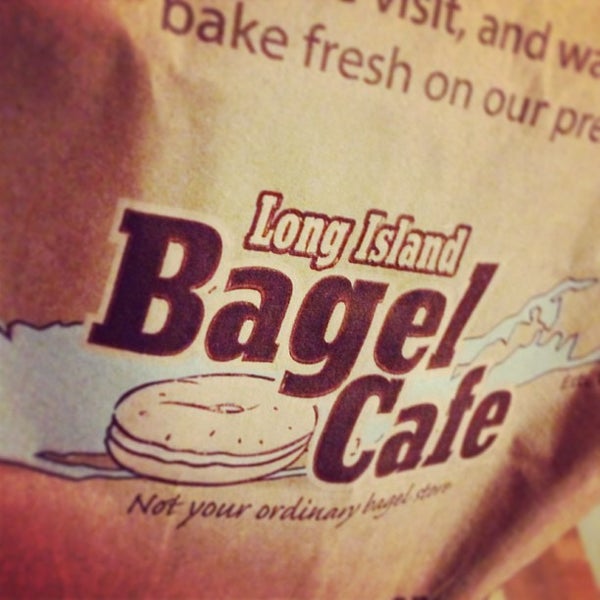 Photo taken at Long Island Bagel Cafe by Justin S. on 3/2/2013
