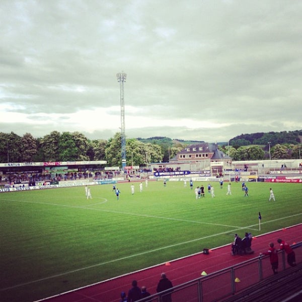 Photo taken at Moselstadion Trier by Willi T. on 5/15/2013
