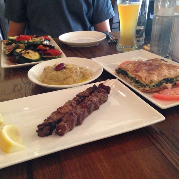 Photo taken at Pitas &amp; Sticks Authentic Greek Grill by Keira C. on 8/26/2015