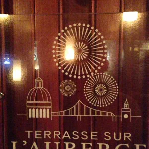 Photo taken at Terrasse sur l&#39;Auberge by Ted S. on 7/25/2013