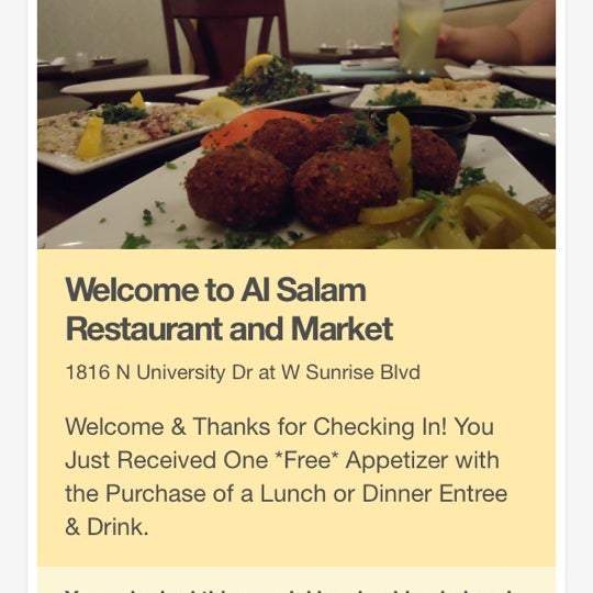 Foto tirada no(a) Al Salam Restaurant and Market por Dano A. em 6/29/2014