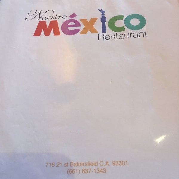 Снимок сделан в Nuestro Mexico Restaurant пользователем Joe L. 6/28/2017