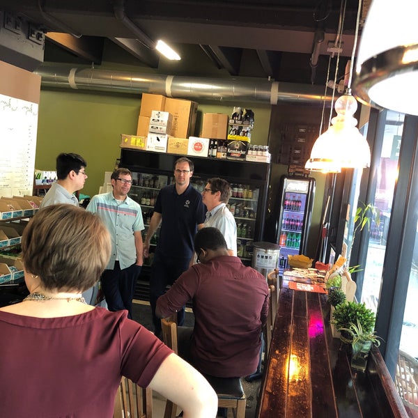 Photo taken at Mickey&#39;s Café &amp; Organics by Joe L. on 4/11/2019