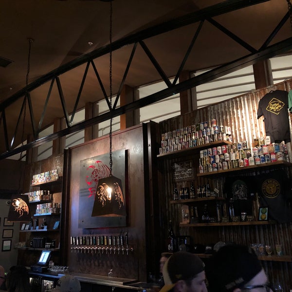 Photo taken at Stone Brewing Tap Room by Joe L. on 4/16/2019
