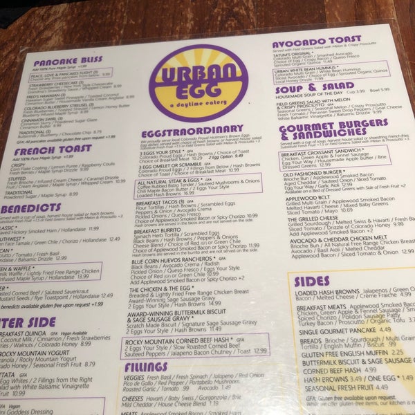 Urban Egg A Daytime Eatery 52 Springer Dr Unit A