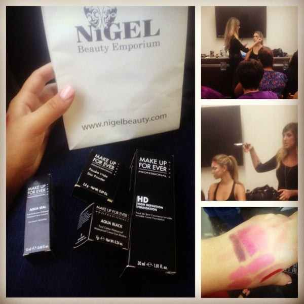 Photo taken at Nigel&#39;s Beauty Emporium by Bria M. on 6/15/2013