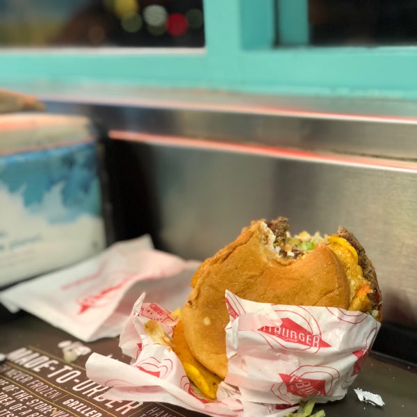 Photo taken at Fatburger by Kyle d. on 4/8/2018