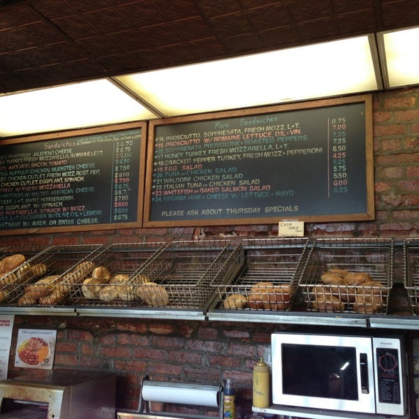Photo taken at Brownstone Bagel &amp; Bread Co by Becca M. on 1/6/2013