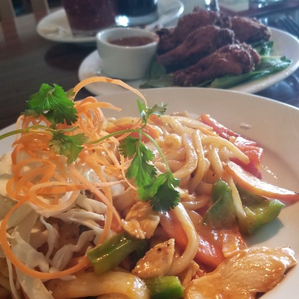 Photo taken at Saucy&#39;s Thai &amp; Pho by Bill M. on 8/16/2019