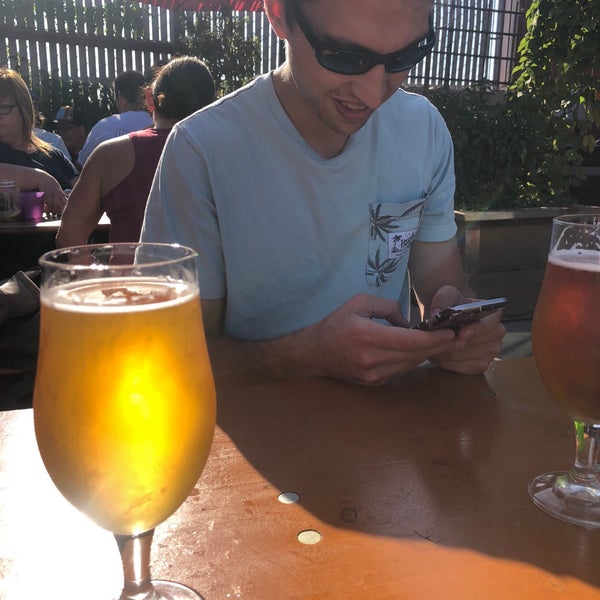 Photo taken at Discretion Brewing by Ashley R. on 9/2/2018