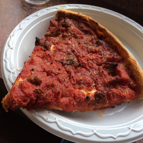 Photo taken at My Pie Pizza &amp; Li&#39;l Guys Sandwiches by Chicago P. on 4/23/2014