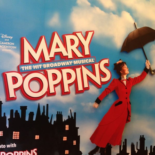 Photo taken at Disney&#39;s MARY POPPINS at the New Amsterdam Theatre by Deborah S. on 2/3/2013