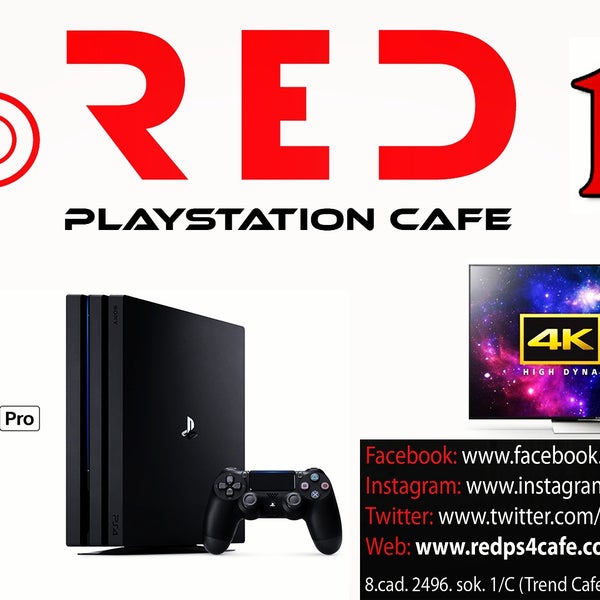 Снимок сделан в Red Playstation Cafe / PS5 &amp; PS4 PRO пользователем Arda B. 2/20/2017