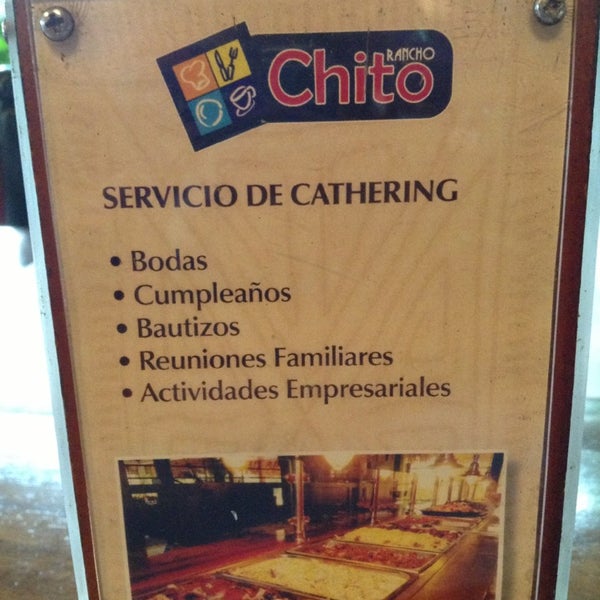 รูปภาพถ่ายที่ Rancho Chito Restaurant โดย Ashley G. เมื่อ 3/28/2013