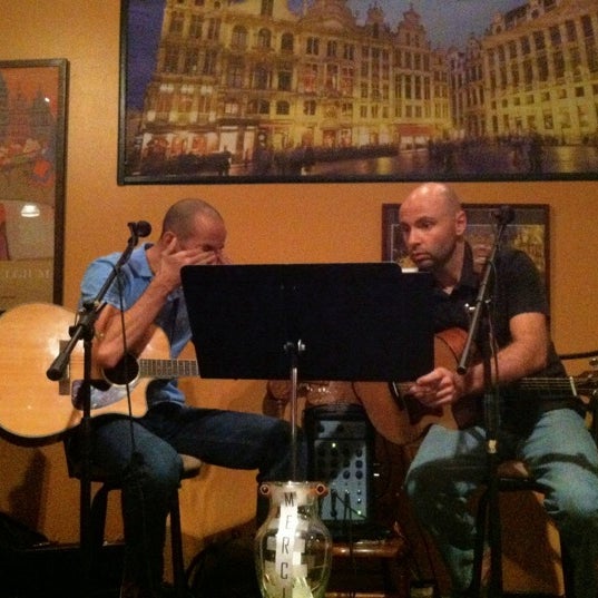 Photo taken at Cafe Brussels by David J. on 10/26/2012