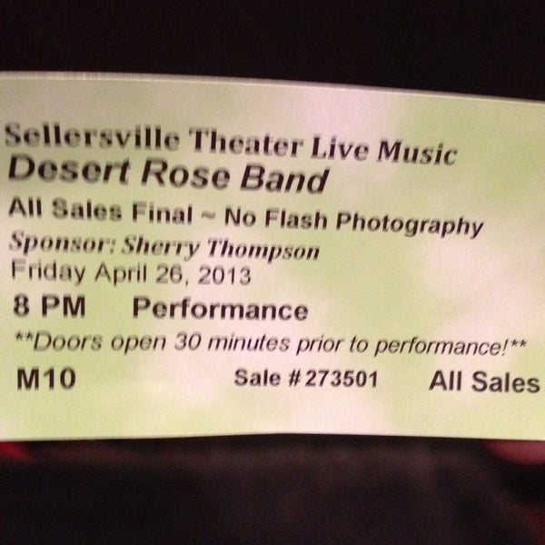 Photo taken at Sellersville Theater 1894 by David B. on 4/26/2013