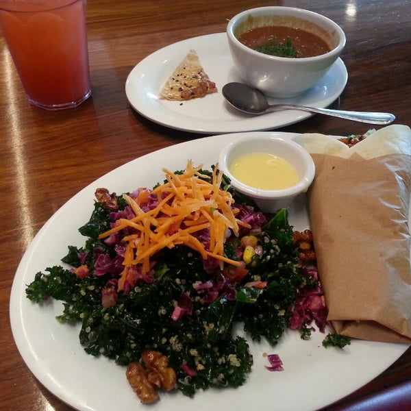 Photo taken at Veggie Grill by Gina on 3/20/2014