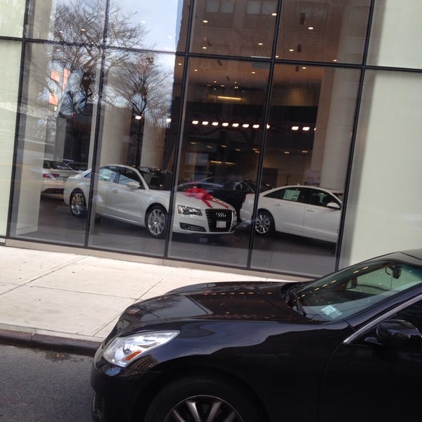 Photo taken at Audi Manhattan by Reina P. on 12/7/2013