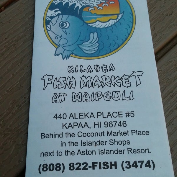 Kilauea Fish Market Kapa‘a, HI