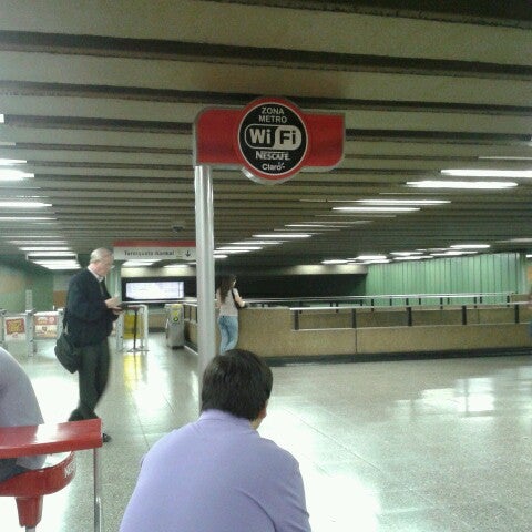 Photo taken at Metro San Miguel by Betiño O. on 3/20/2013