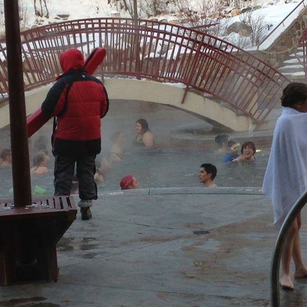 Photo taken at Old Town Hot Springs by Lucinda D. on 3/25/2013