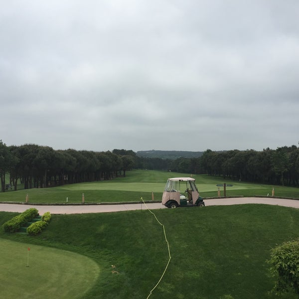 Photo taken at Kemer Golf &amp; Country Club Golf Range by Nilüfer Ö. on 5/19/2015