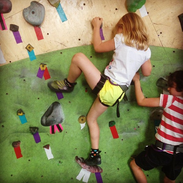 Photo taken at Brooklyn Boulders by George W. on 6/6/2013