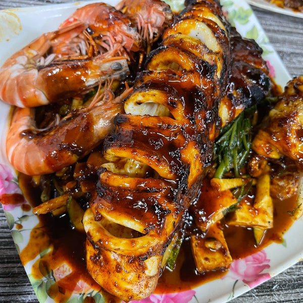 Warung Hijau Rojak Sotong Malay Restaurant In Masjid Tanah