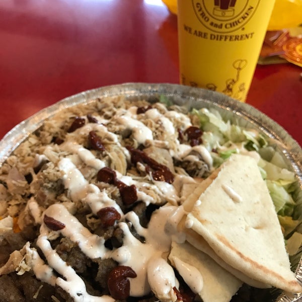 Photo taken at The Halal Guys by Sandy P. on 10/13/2016