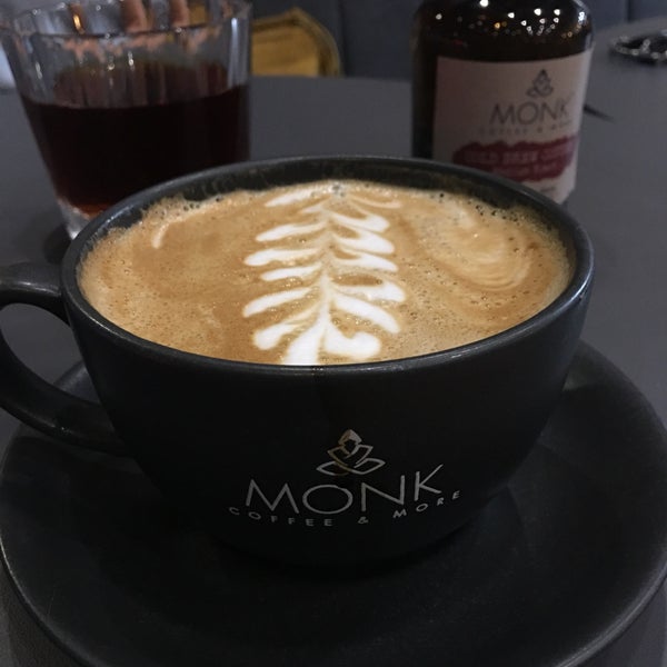 Photo taken at Monk Coffee &amp; More by Cansın Ş. on 7/22/2018