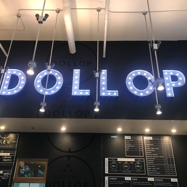 Photo taken at Dollop Coffee &amp; Tea by Sandy A. on 7/15/2018