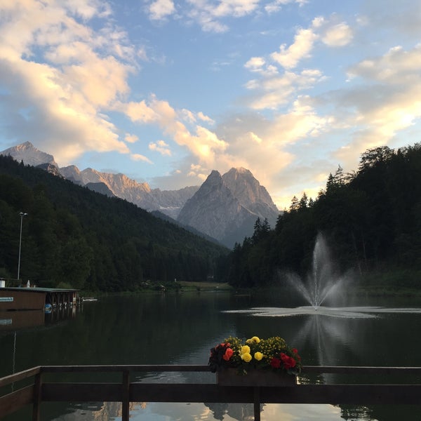 Photo taken at Riessersee Hotel Resort by Brian P. on 8/2/2016