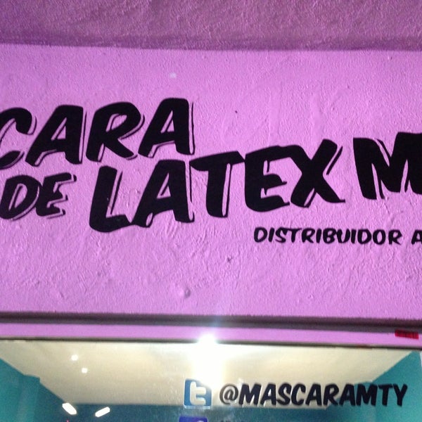 Máscara de Látex Tienda de ropa en Monterrey
