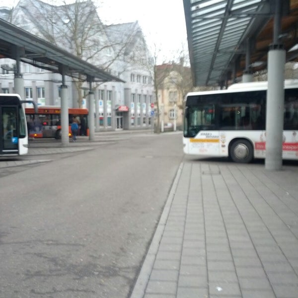 Photo taken at Zentraler Omnibusbahnhof Göppingen (ZOB) by Holle on 3/1/2013