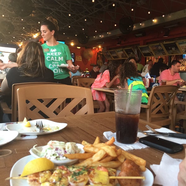 Photo taken at Crabby Bill&#39;s Clearwater Beach by Cris M. on 5/12/2015