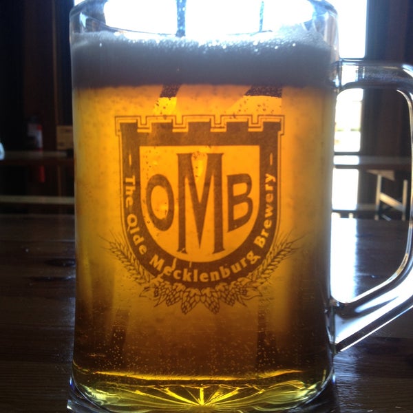 Photo taken at Olde Mecklenburg Brewery by Miguel S. on 4/13/2013