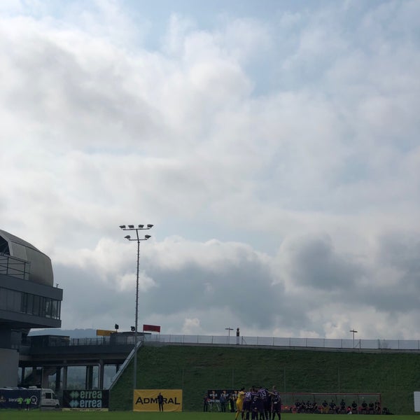 Photo taken at Wörthersee Stadion by Katalina💫 K. on 8/25/2019