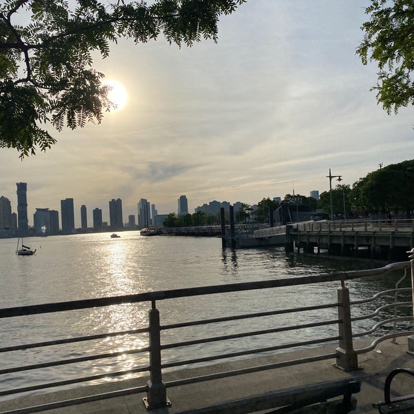 Photo taken at Hudson River Greenway Running Path by jeffrey a. on 6/1/2021