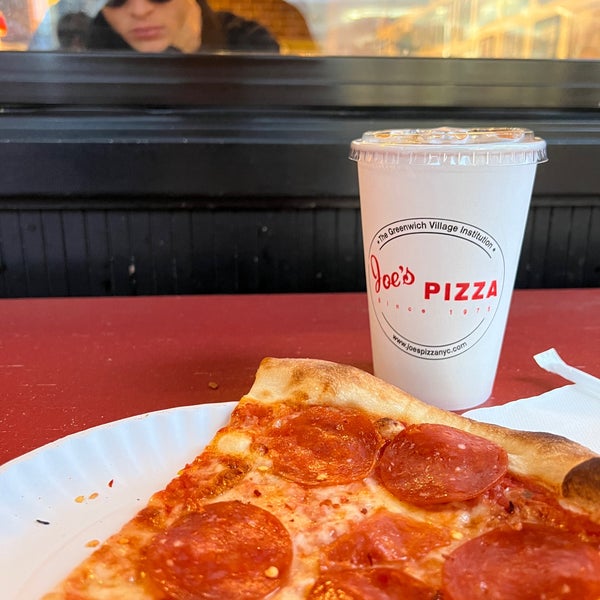 Photo taken at Joe&#39;s Pizza by jeffrey a. on 2/17/2022